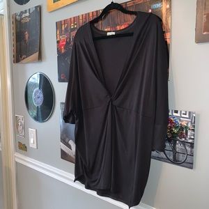 Urban Outfitters black V neck top